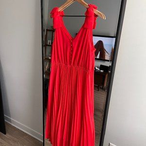 Gibson Latimer Coral/Orange Dress - size Large